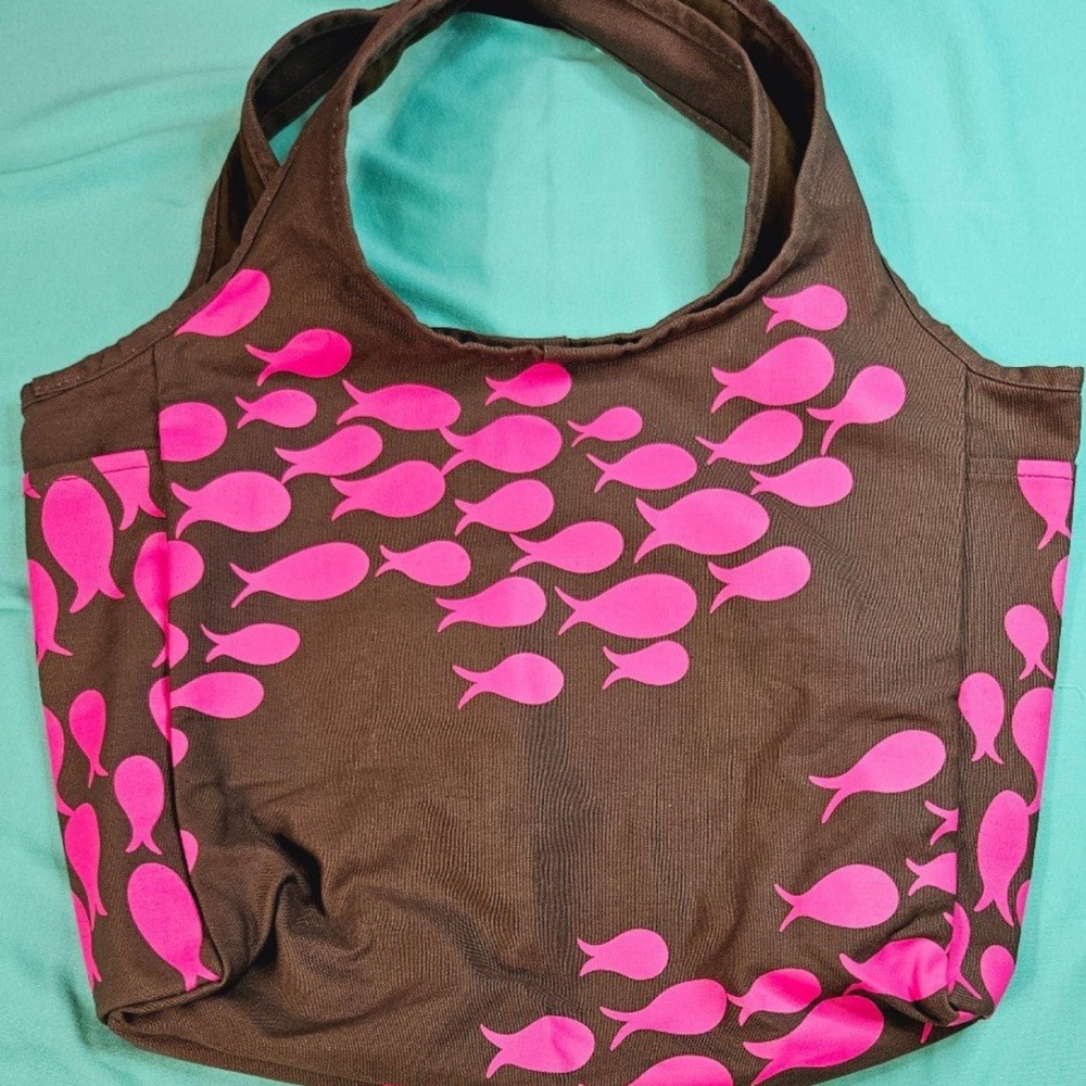 Fighting Eel Fish Canvas Tote Bag